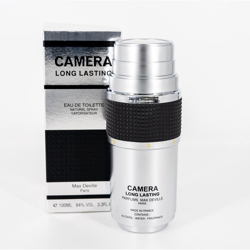 Camera Long Lasting by Max Deville for Men EDT Spray 3.4 Oz - FragranceOriginal.com