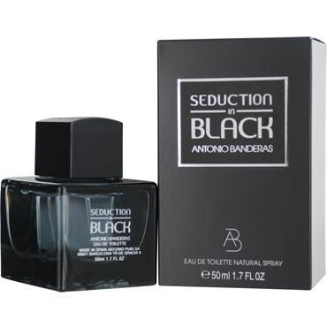 Antonio Banderas Seduction In Black Cologne by Antonio Banderas for Men EDT Spray 1.7 Oz - FragranceOriginal.com