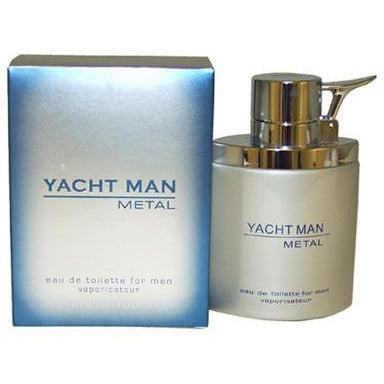 Yatch Man Metal by Myrurgia for Men EDT Spray 3.4 Oz - FragranceOriginal.com