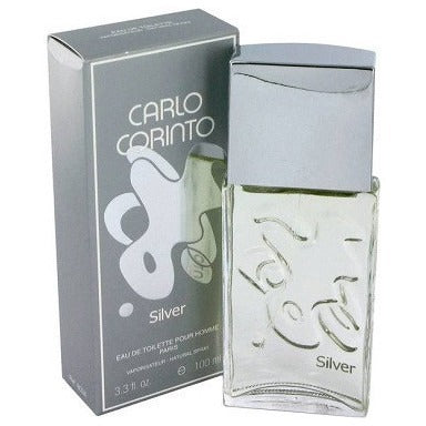 Carlo Corinto Silver by Carlo Corinto for Men EDT Spray 3.3 Oz - FragranceOriginal.com