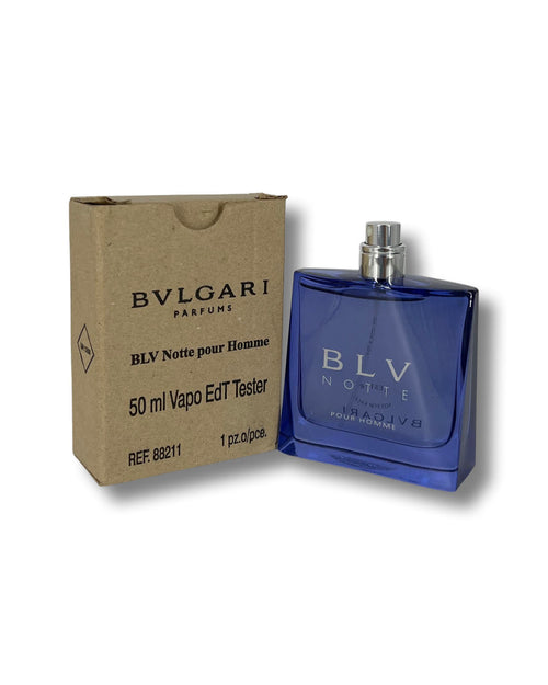BLV Notte Pour Homme by Bvlgari EDT 1.7oz (Tester) - FragranceOriginal.com