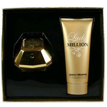 Paco Lady Million by Paco Rabanne for Women EDP Gift Set 2.7 Oz + 3.4 Body Lotion - FragranceOriginal.com